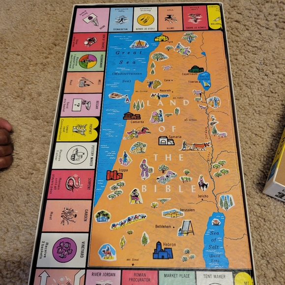VINTAGE Ten Commandments Bible Board Game - Picture 3 of 8